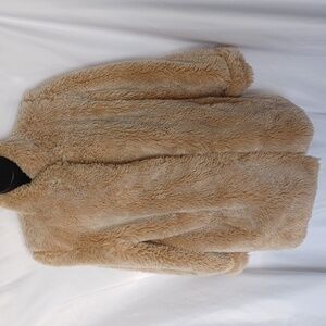 Versailles by Hillmore vintage faux fur Teaddy Bear coat, union made sz M
